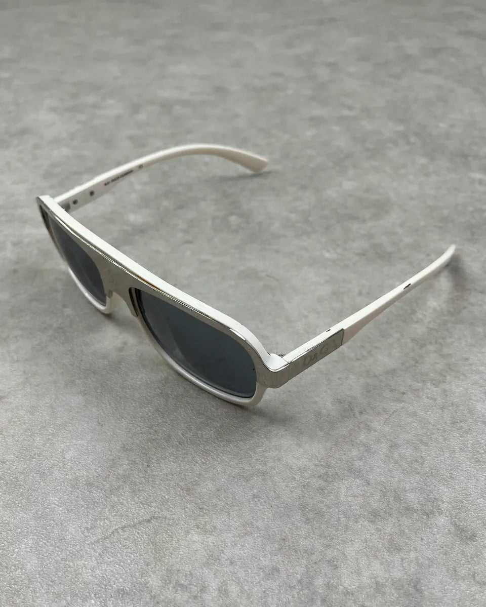 Dolce & Gabbana Metalic & White Sunglasses AFvShZk 3