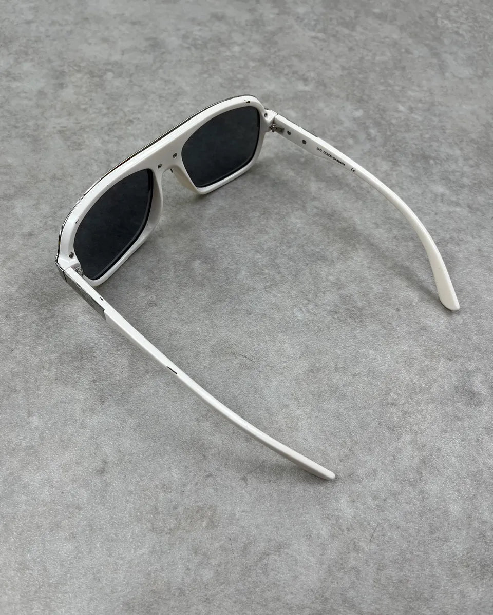 Dolce & Gabbana Metalic & White Sunglasses AFvShZk 4