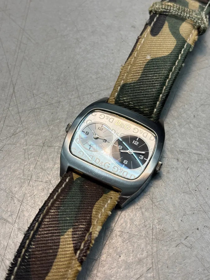 2000s Dolce & Gabbana Military Canvas Watch  uHzzflV 2