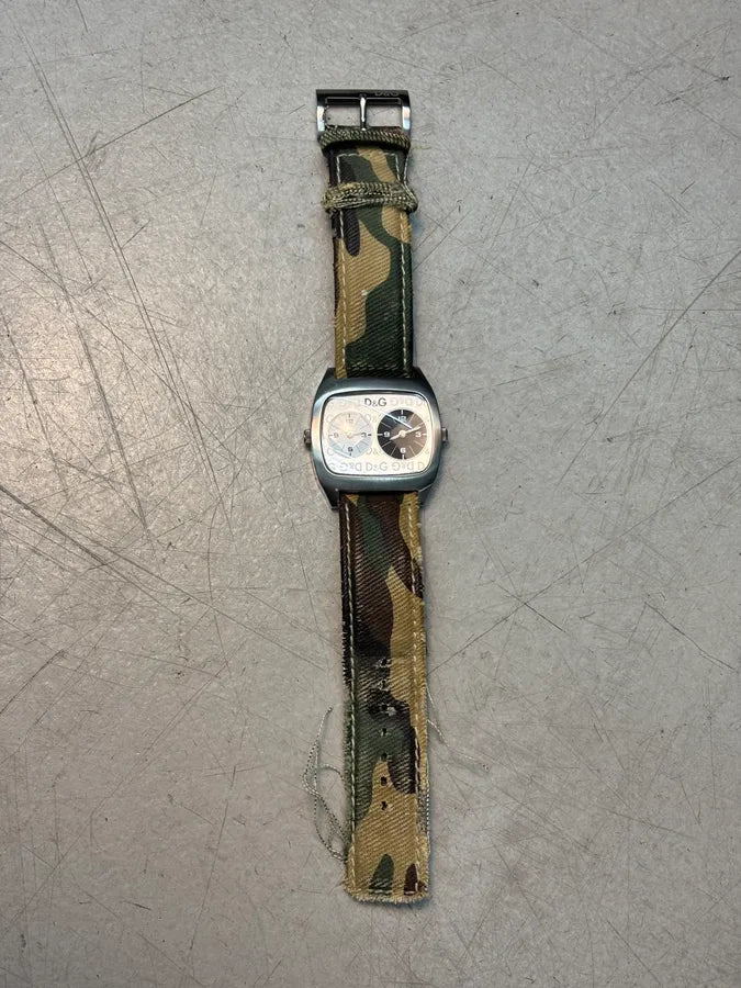 2000s Dolce & Gabbana Military Canvas Watch  uHzzflV 1