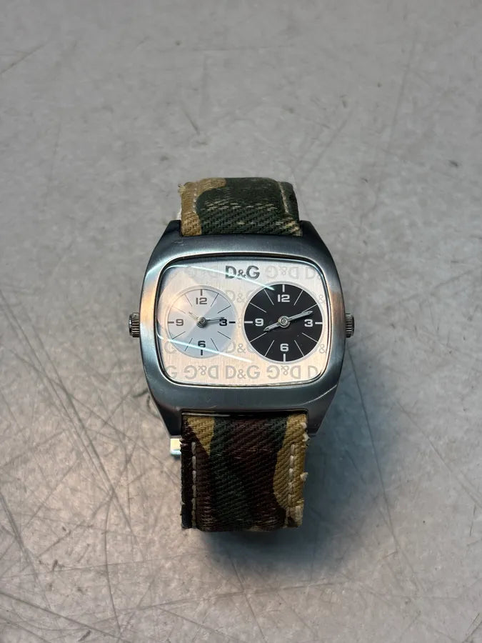 2000s Dolce & Gabbana Military Canvas Watch  uHzzflV 6
