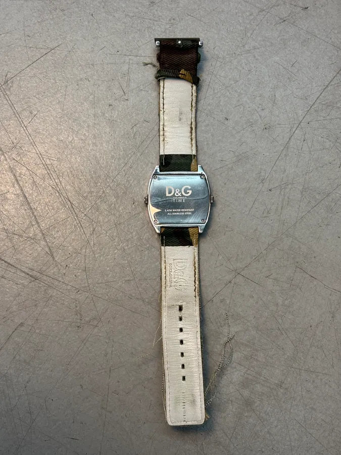 2000s Dolce & Gabbana Military Canvas Watch  uHzzflV 3