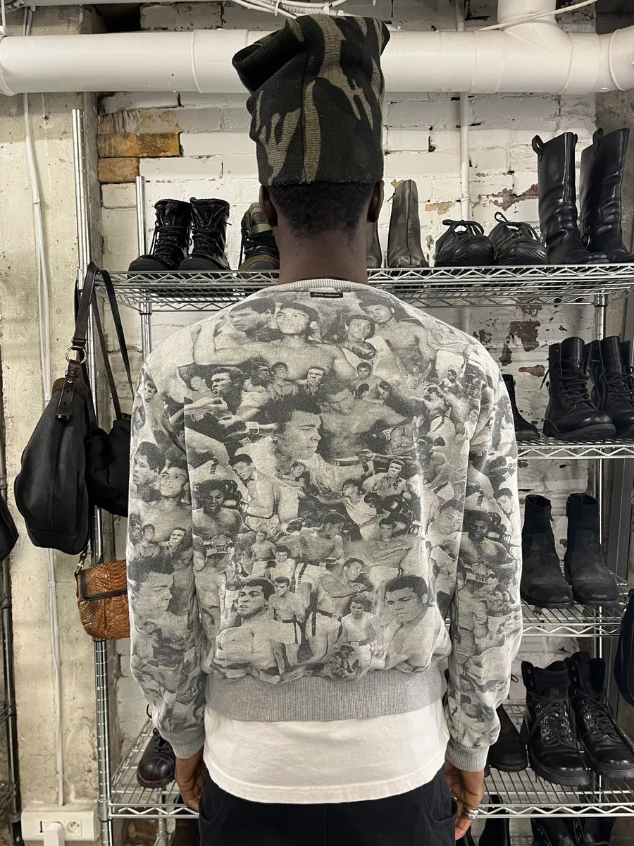 Dolce & Gabbana Mohamed Ali Boxing Grey Sweater QAeysqB 2