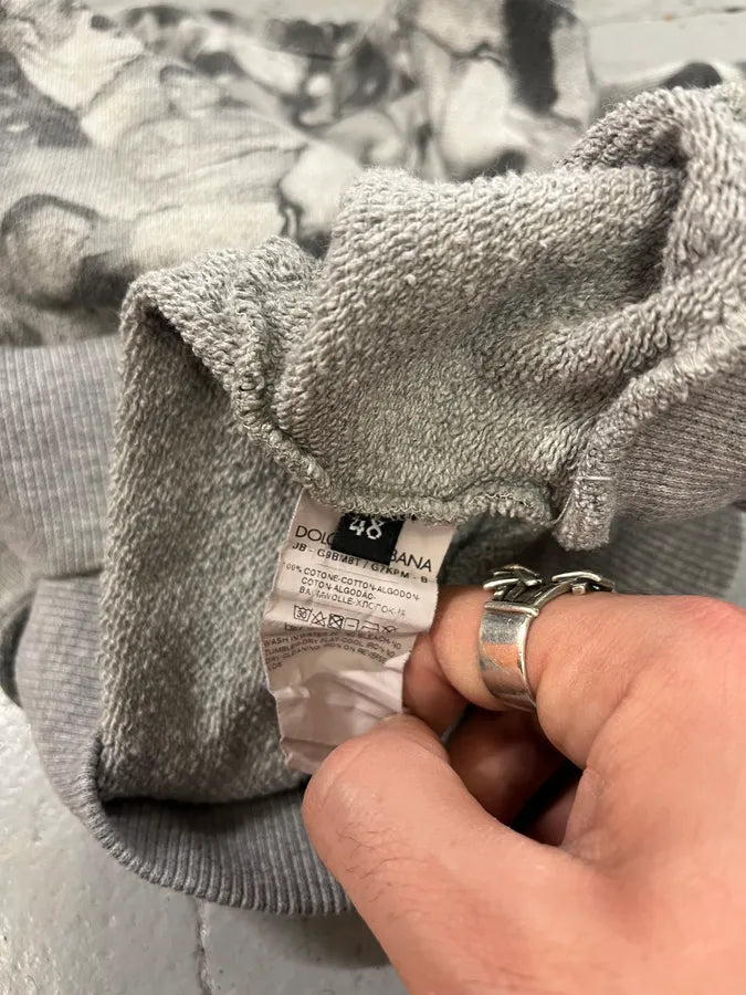 Dolce & Gabbana Mohamed Ali Boxing Grey Sweater QAeysqB 8