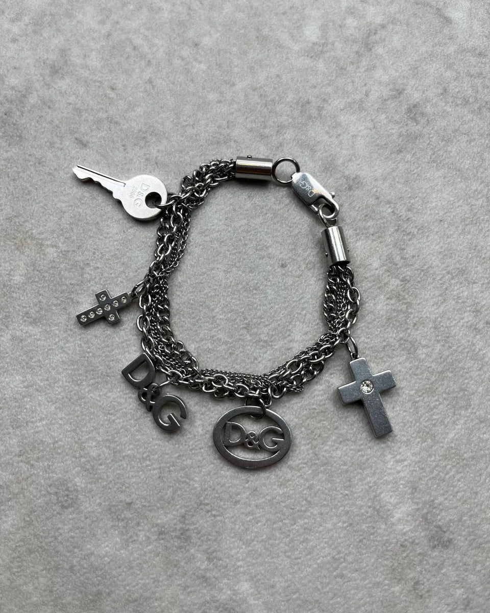 Dolce & Gabbana Multi Chains Charms Bracelet bCXPkxX 0
