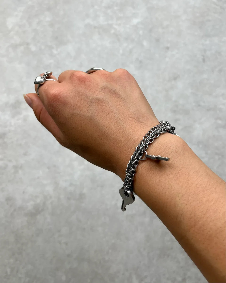 Dolce & Gabbana Multi Chains Charms Bracelet bCXPkxX 1
