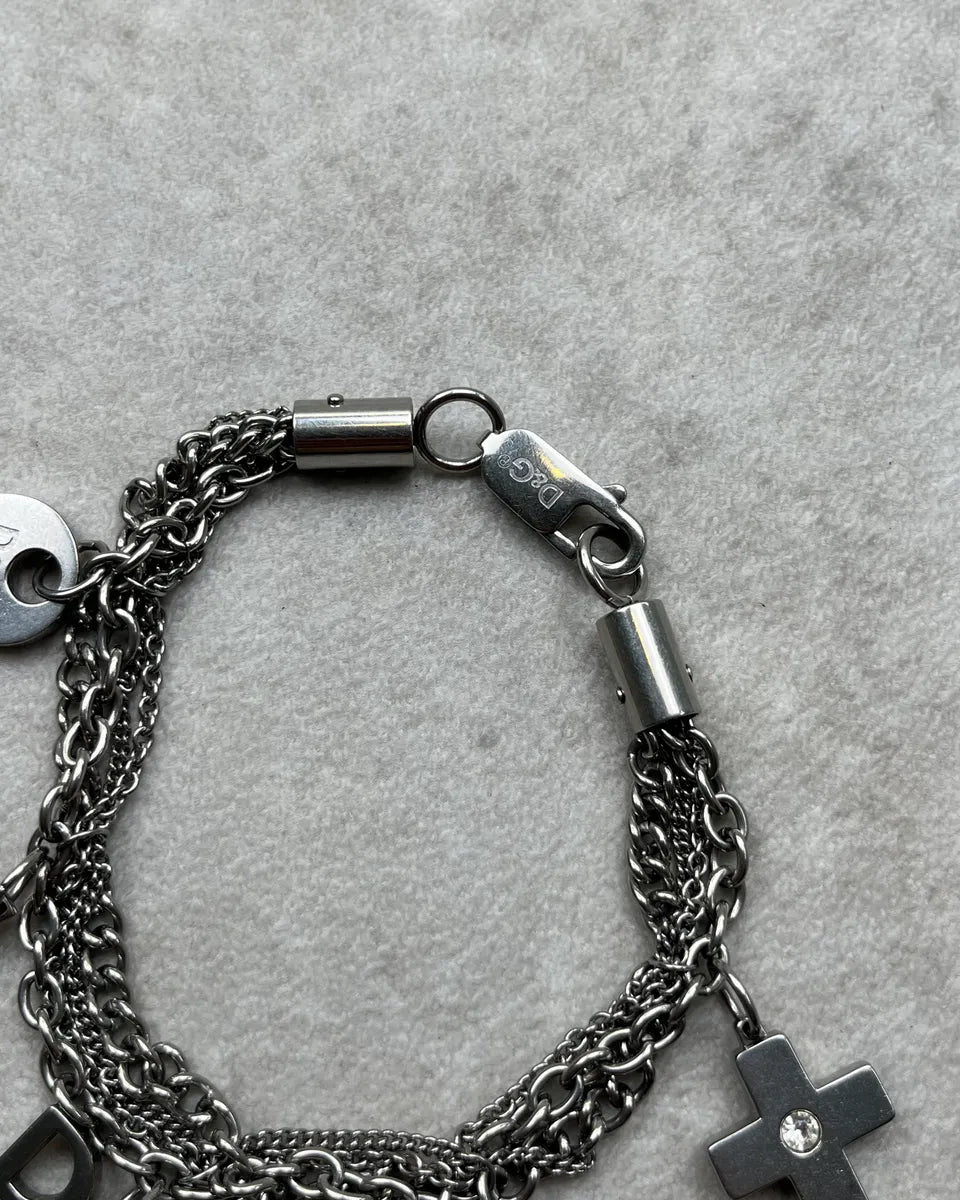 Dolce & Gabbana Multi Chains Charms Bracelet bCXPkxX 4