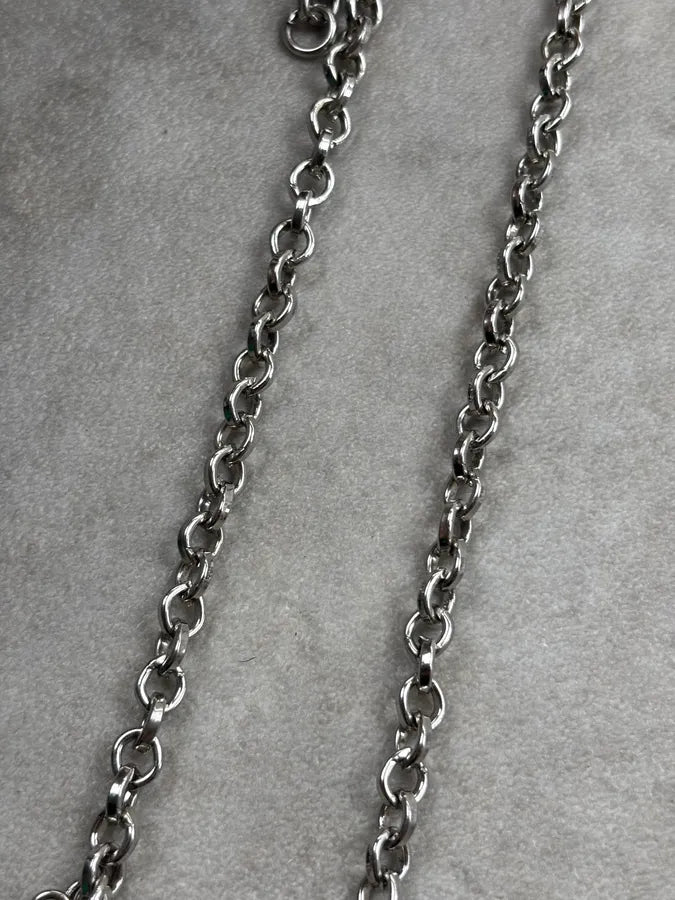 Dolce & Gabbana Multi Cross Silver Pendant Chain Necklace gWfLTnt 6
