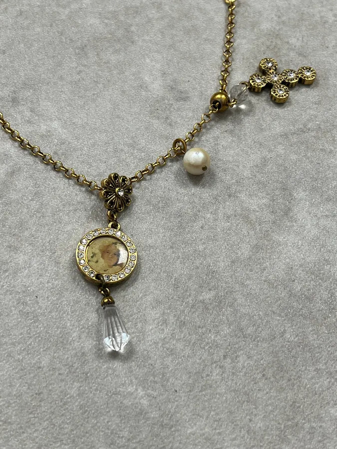 Dolce & Gabbana Multi Pendant Ornament Necklace DbfwpiL 4