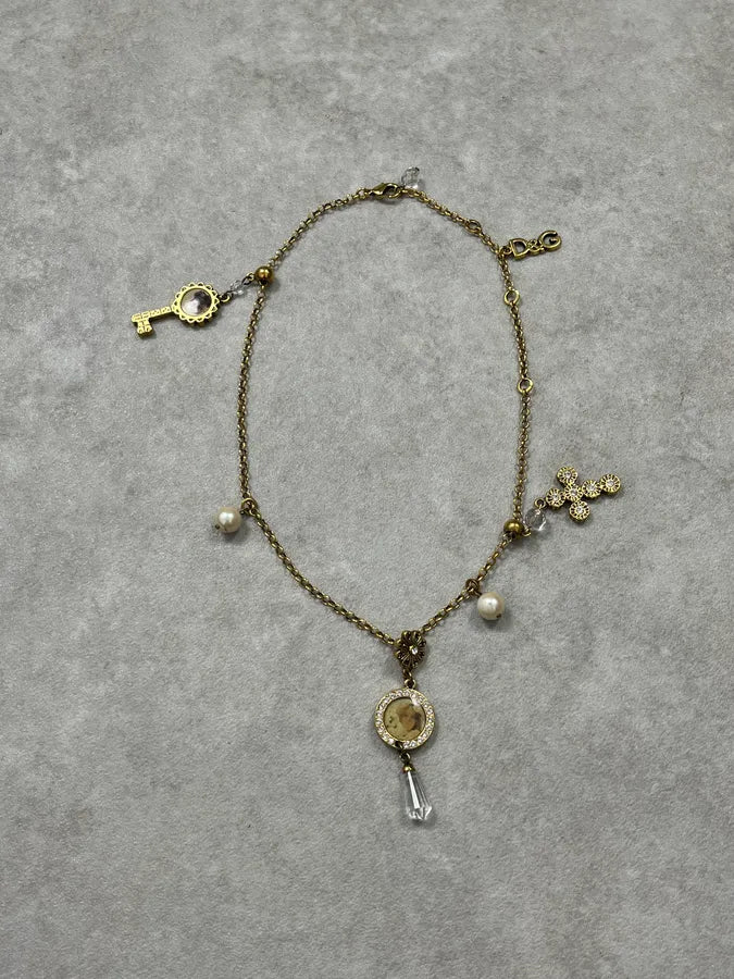 Dolce & Gabbana Multi Pendant Ornament Necklace DbfwpiL 0