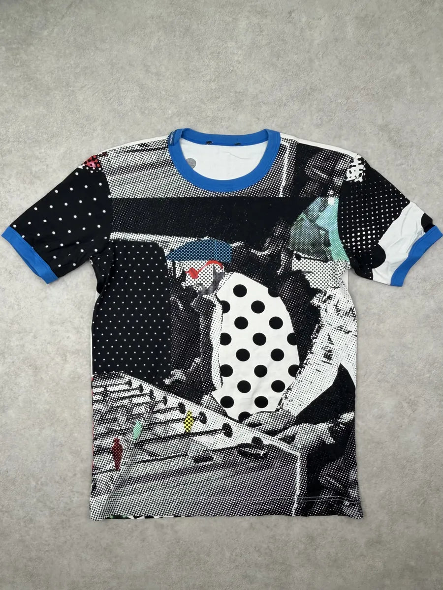 2010s Dolce & Gabbana Polka Dot Human Abstract T-Shirt gLQvpzX 0