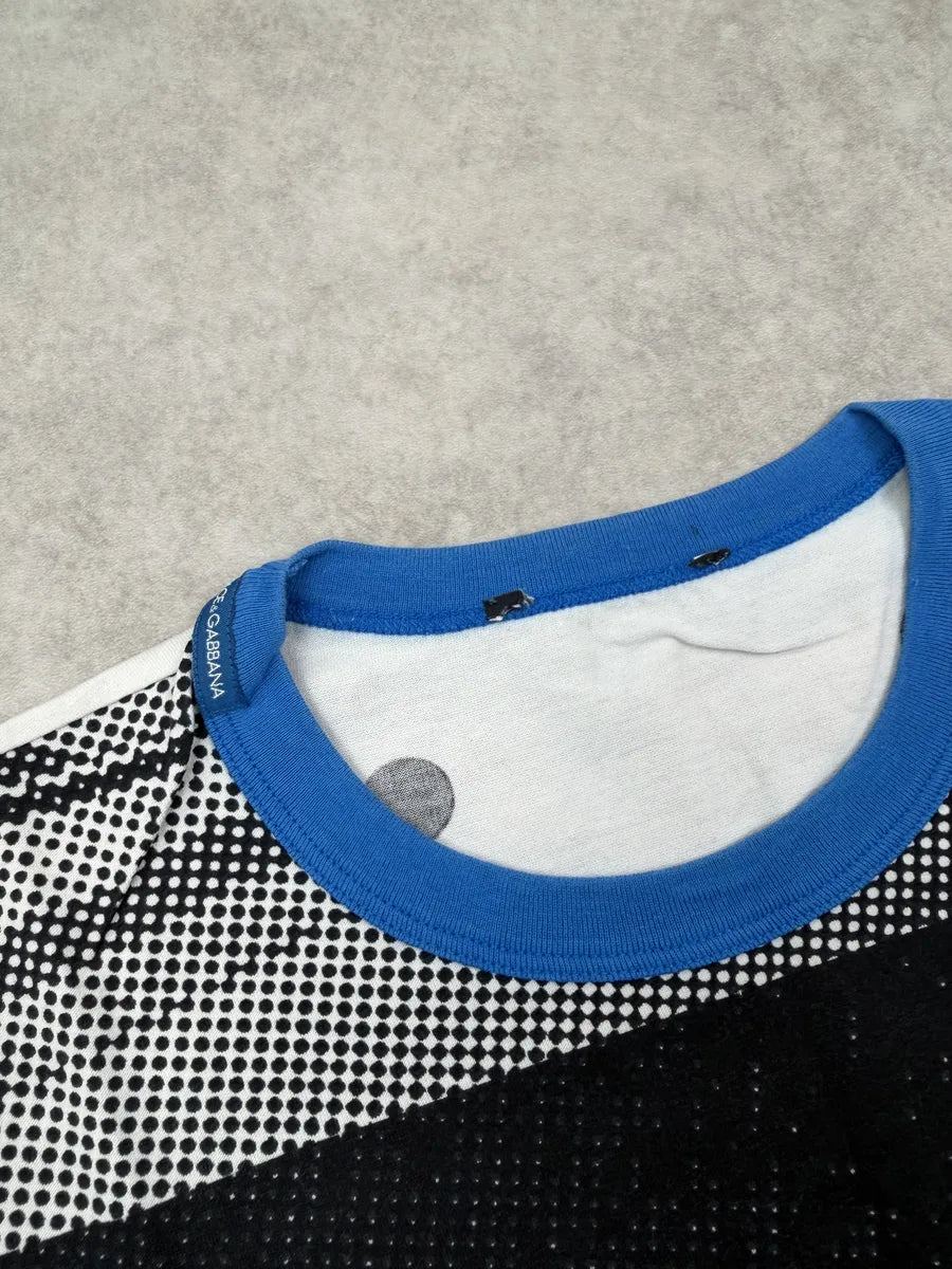 2010s Dolce & Gabbana Polka Dot Human Abstract T-Shirt gLQvpzX 4