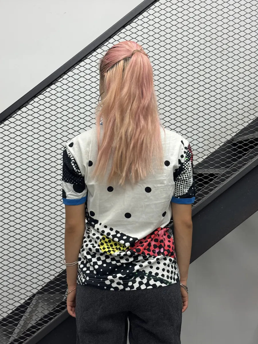 2010s Dolce & Gabbana Polka Dot Human Abstract T-Shirt gLQvpzX 2