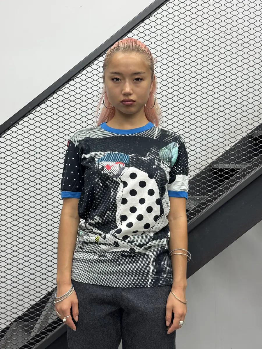 2010s Dolce & Gabbana Polka Dot Human Abstract T-Shirt gLQvpzX 1