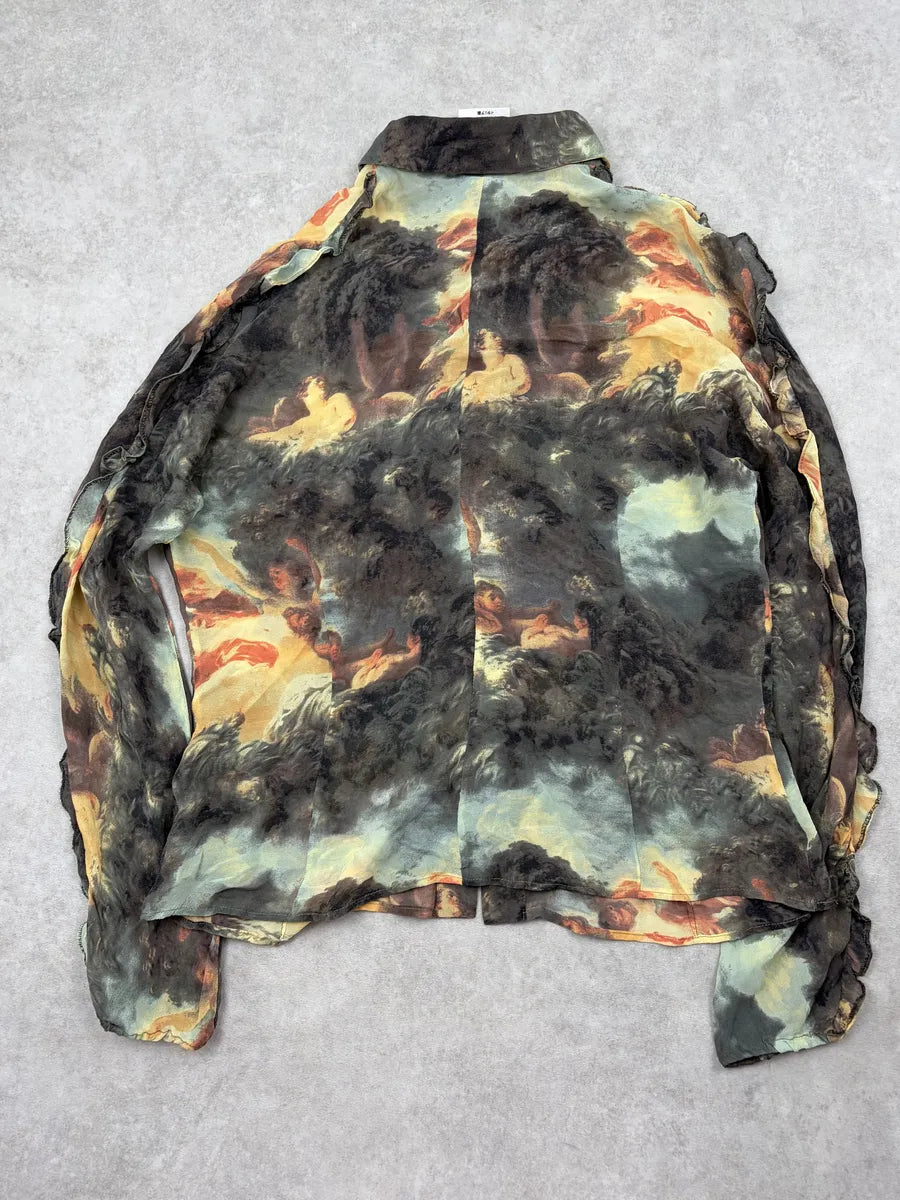 SS1996 Dolce & Gabbana Multicolor Silk Fantasy Shirt QRMVsBA 7