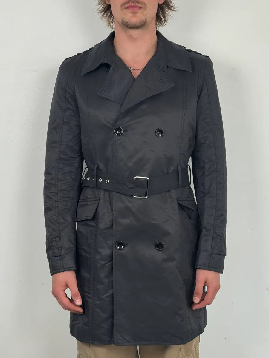 Dolce & Gabbana Navy Cargo Trench Coat tFlDtYg 1