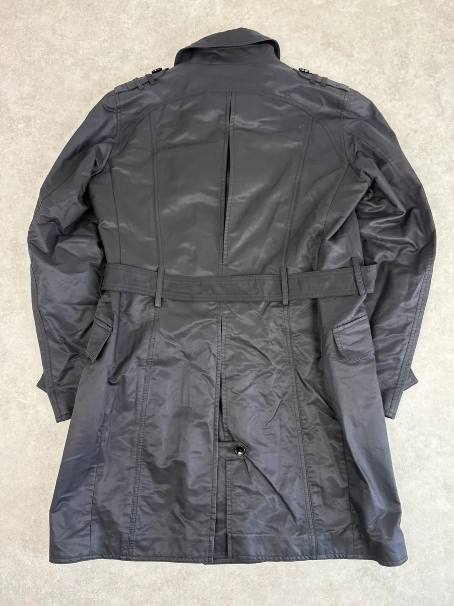 Dolce & Gabbana Navy Cargo Trench Coat tFlDtYg 4