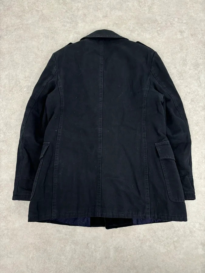 AW2006 Dolce & Gabbana Navy Naval Double-Breasted Coat  KKedtHF 5