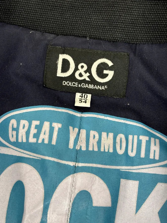 AW2006 Dolce & Gabbana Navy Naval Double-Breasted Coat  KKedtHF 11