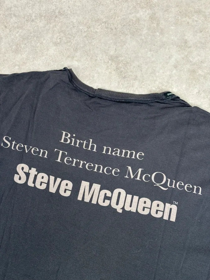 2010s Dolce & Gabbana Navy Steve McQueen Graphic T-Shirt  TtZRNFl 5