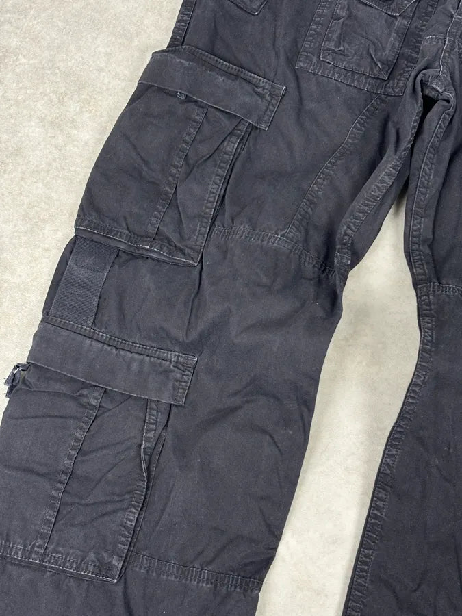 2000s Dolce & Gabbana Navy Multi Pockets Military Cargo Pants BWZwXTC 8