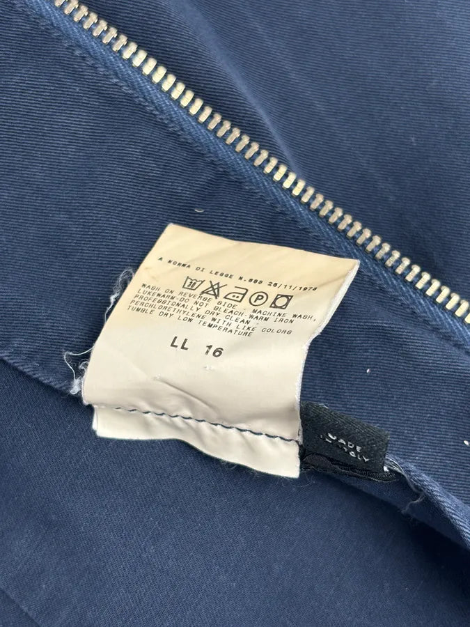 2000s Dolce & Gabbana Navy Workwear Denim Jacket msEVqjP 11