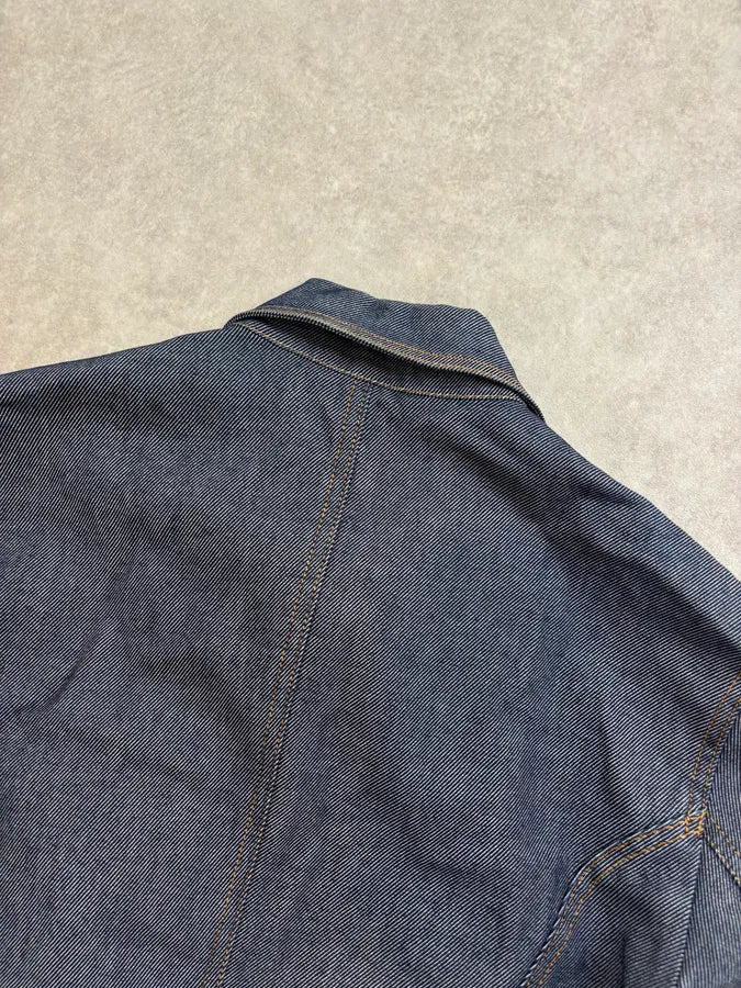 SS1996 Dolce & Gabbana Navy Multi-Pocket Denim Jacket vYfyqrW 6