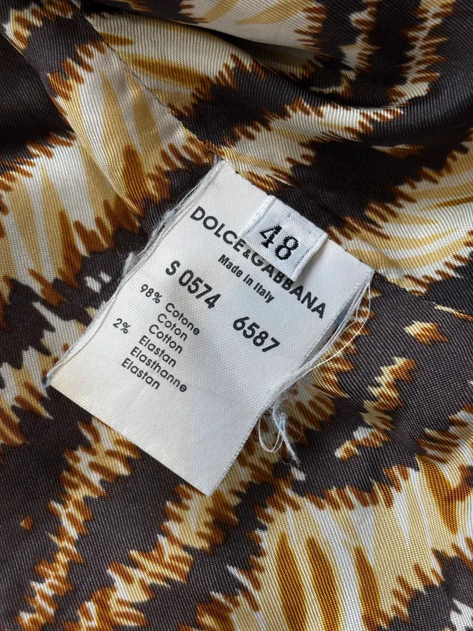 SS1996 Dolce & Gabbana Navy Multi-Pocket Denim Jacket vYfyqrW 9