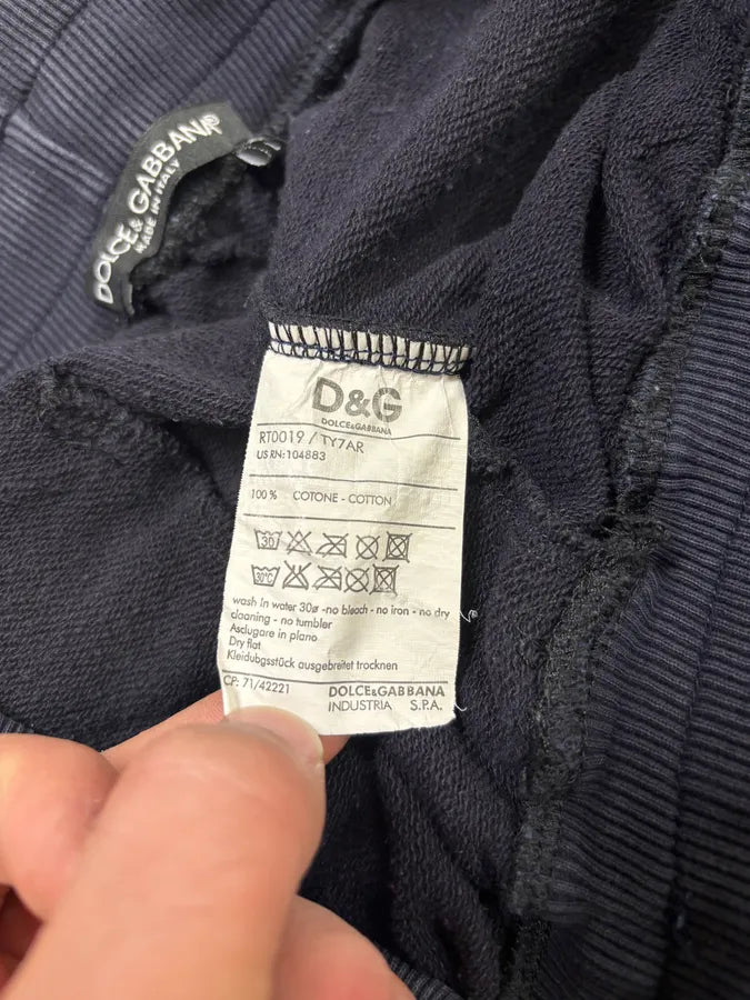 Dolce & Gabbana Navy Distressed Cozy Shorts FKyUXNm 12