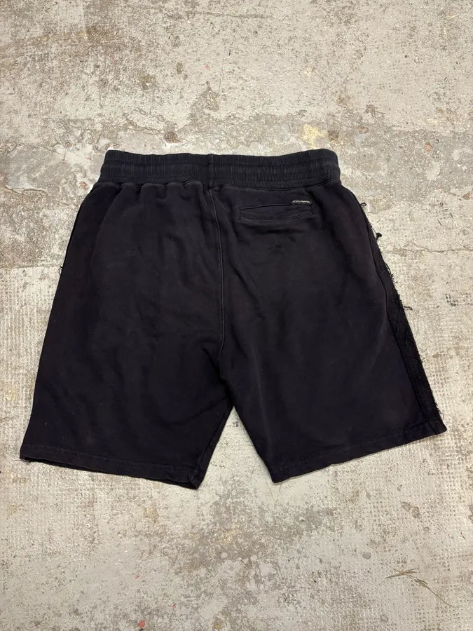 Dolce & Gabbana Navy Distressed Cozy Shorts FKyUXNm 6
