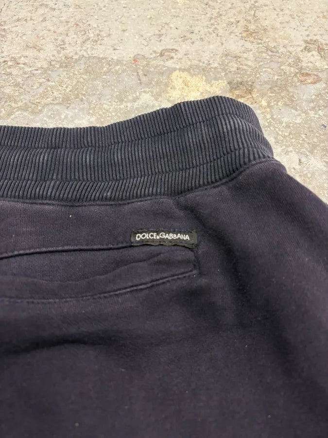 Dolce & Gabbana Navy Distressed Cozy Shorts FKyUXNm 7