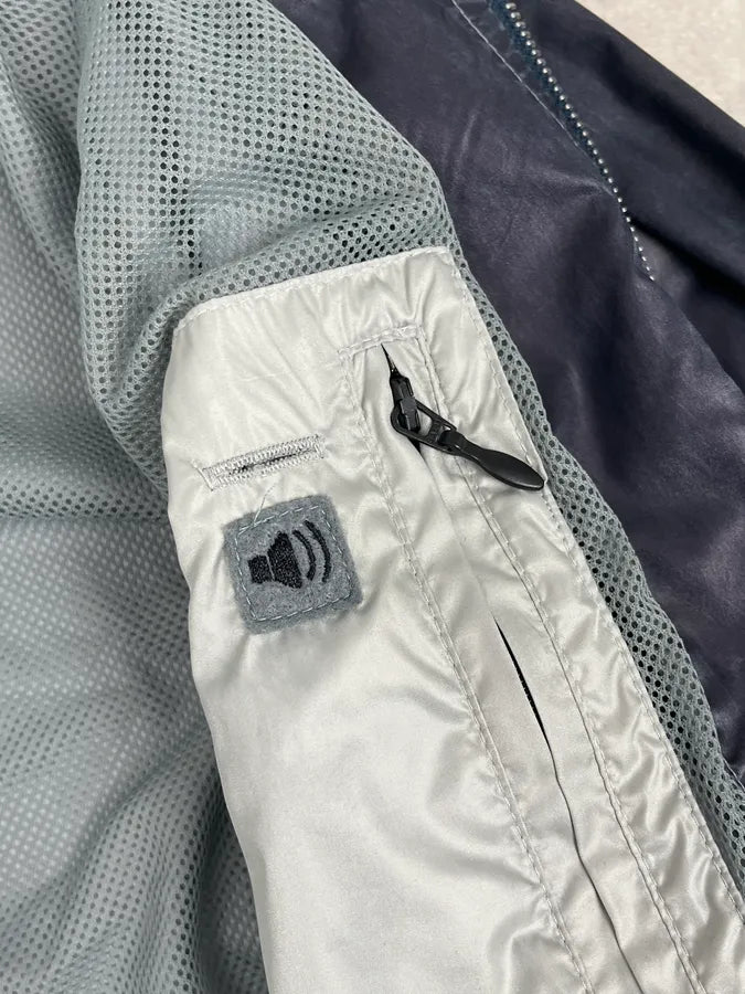 2000s Dolce & Gabbana Navy Nylon Multi-Pocket Bomber Jacket LrkJHIP 10