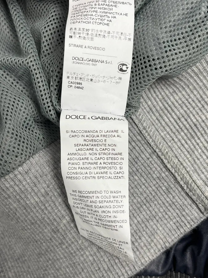 2000s Dolce & Gabbana Navy Nylon Multi-Pocket Bomber Jacket LrkJHIP 12