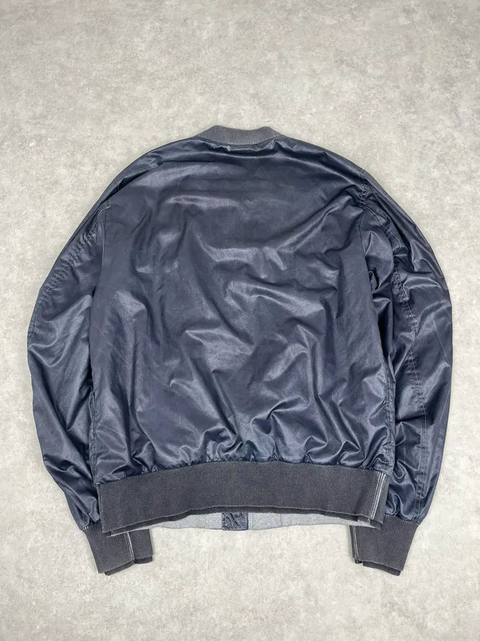 2000s Dolce & Gabbana Navy Nylon Multi-Pocket Bomber Jacket LrkJHIP 5