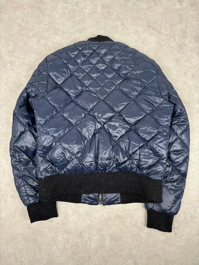 Dolce & Gabbana Navy Nylon Quilted Bomber Jacket btmLVUr 4