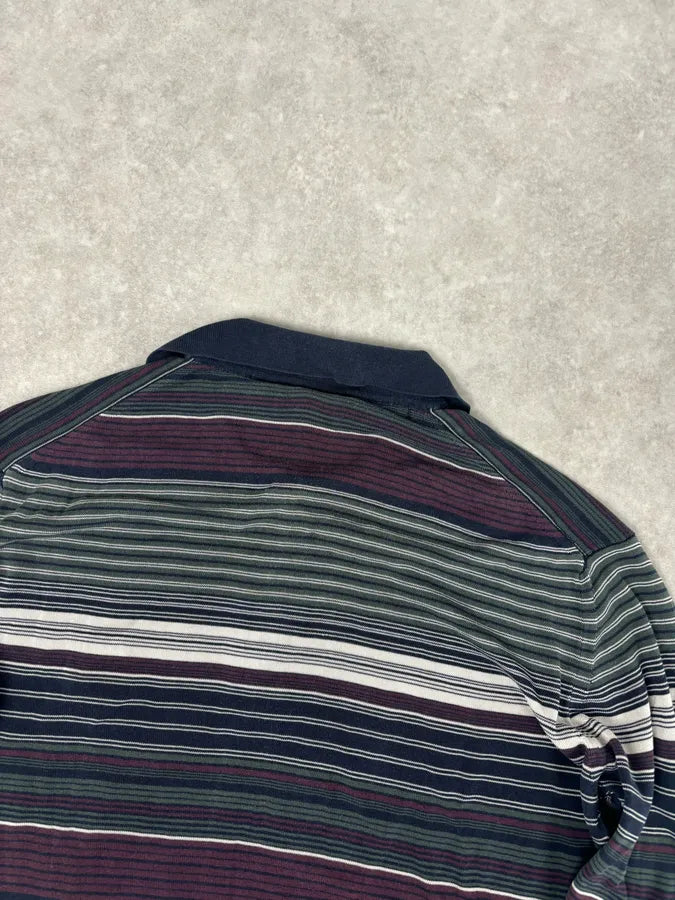 2000s Dolce & Gabbana Multicolor Striped Signature Polo Sweater lDIsYlk 5