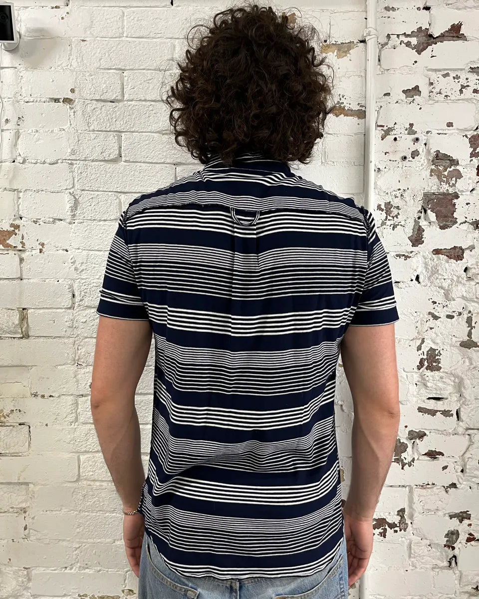 Dolce & Gabbana Navy Striped Polo MCyYzcY 2