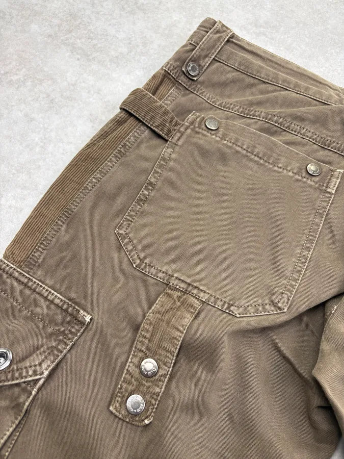 AW2004 Dolce & Gabbana Olive Utility Cargo Pants RiEInLl 9