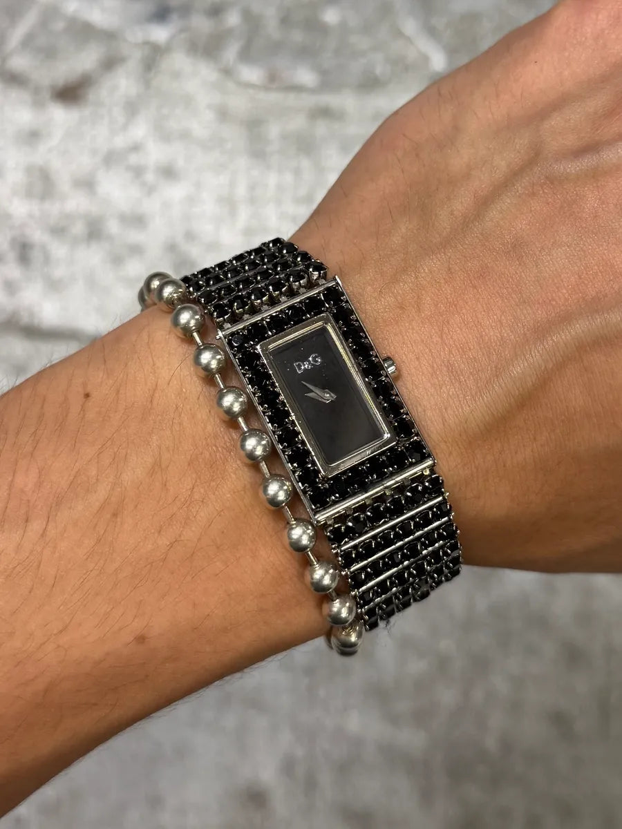 Dolce & Gabbana Paved Black Crytal Embellished Watch (OS) oAVlkhu 0