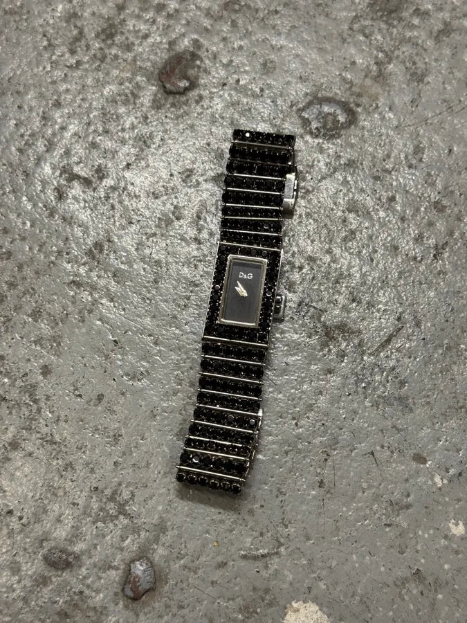 Dolce & Gabbana Paved Black Crytal Embellished Watch (OS) oAVlkhu 2