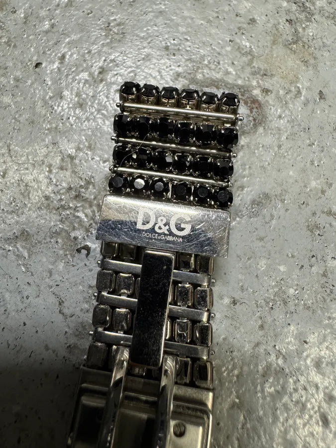 Dolce & Gabbana Paved Black Crytal Embellished Watch (OS) oAVlkhu 4
