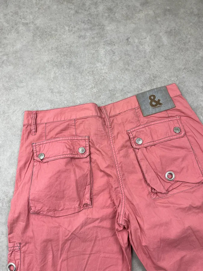AW2003 Dolce & Gabbana Pink Cargo Utility Pants LHbCHHO 8