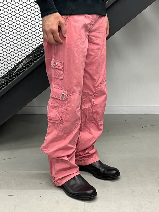AW2003 Dolce & Gabbana Pink Cargo Utility Pants LHbCHHO 2