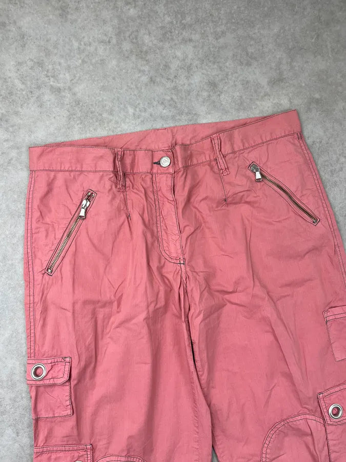 AW2003 Dolce & Gabbana Pink Cargo Utility Pants LHbCHHO 4