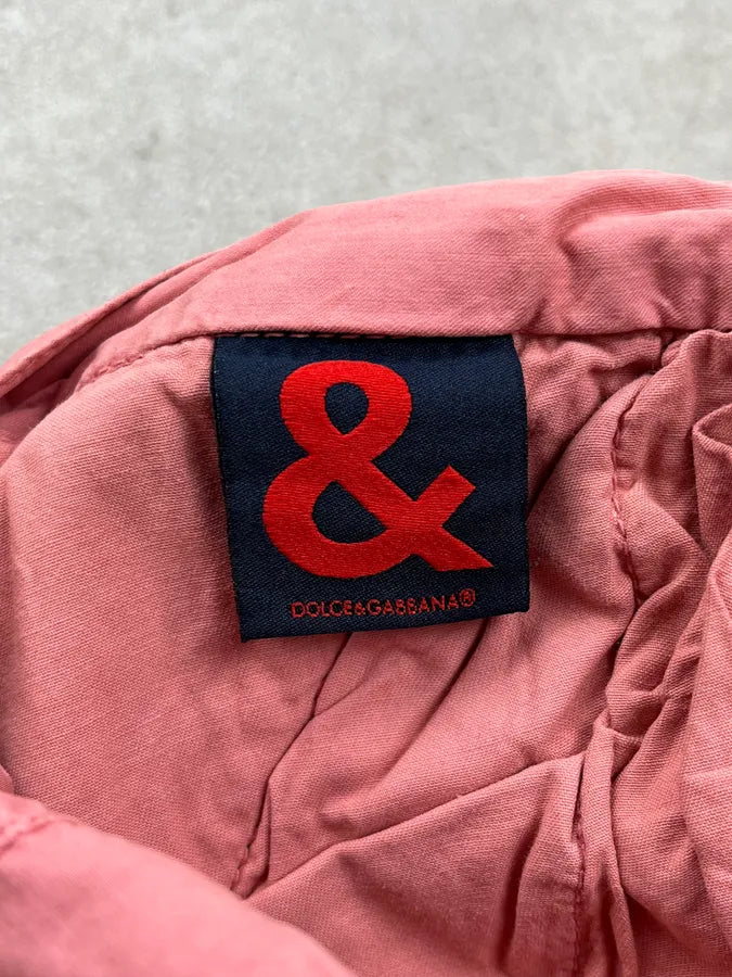 AW2003 Dolce & Gabbana Pink Cargo Utility Pants LHbCHHO 15