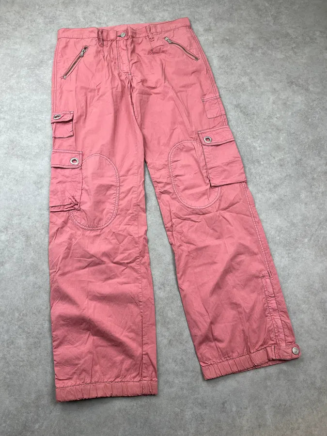 AW2003 Dolce & Gabbana Pink Cargo Utility Pants LHbCHHO 5