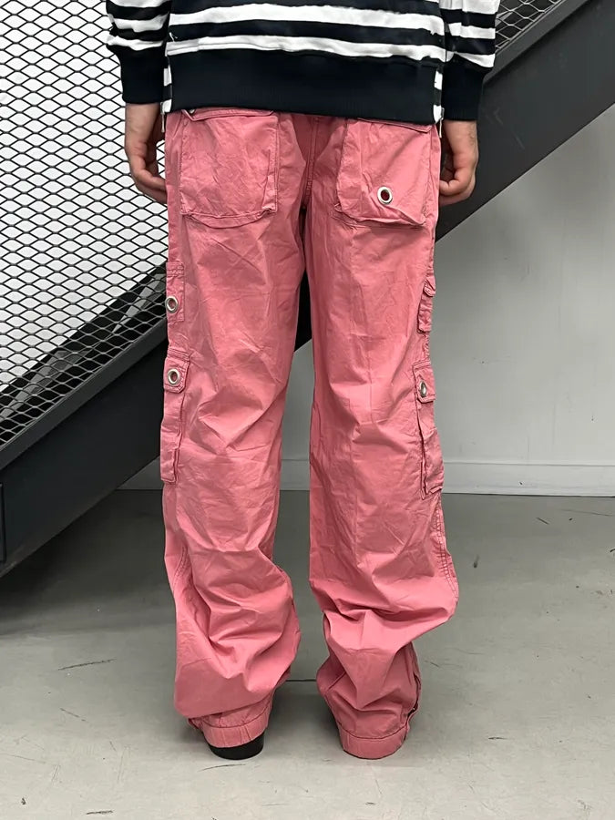 AW2003 Dolce & Gabbana Pink Cargo Utility Pants LHbCHHO 3