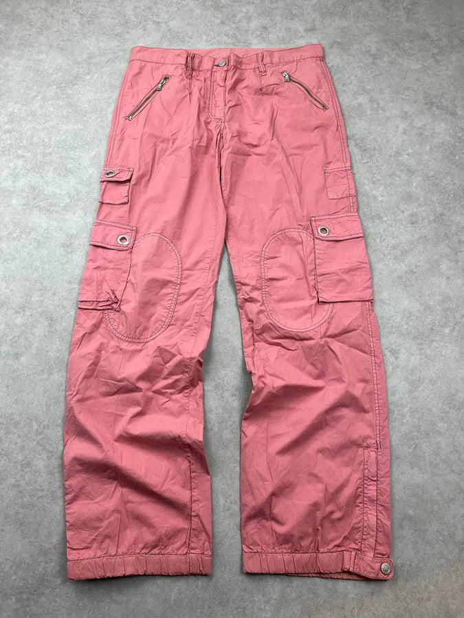 AW2003 Dolce & Gabbana Pink Cargo Utility Pants LHbCHHO 0