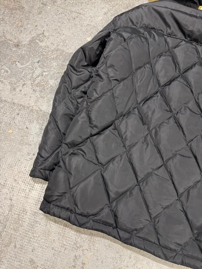 2000s Dolce & Gabbana Puffer Hooded Fur Black Jacket OontcDZ 12