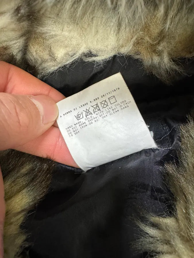 2000s Dolce & Gabbana Puffer Hooded Fur Black Jacket OontcDZ 9